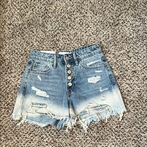 NWT Vervet Sienna super high rise shorts. Size XS